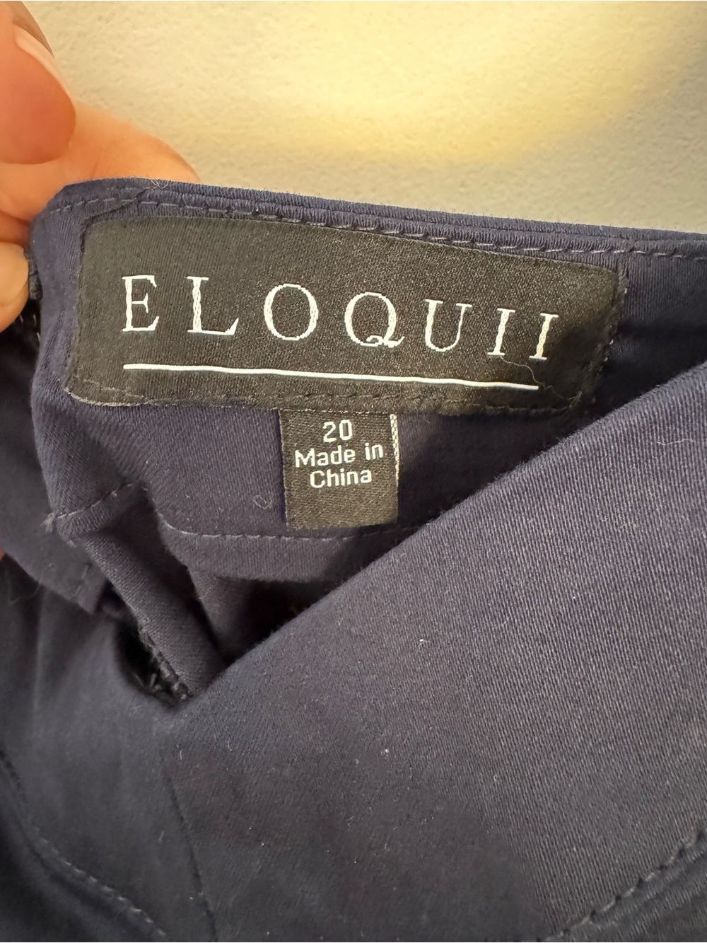 Eloquii Classic Navy Sheath Dress - NWT Plus Size - Picture 6 of 6